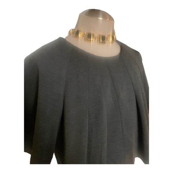 ADRIANNA PAPELL Women's Gray Jacket Only Size 14 NWT Bolero Cape Evening Dressy - Picture 4 of 14